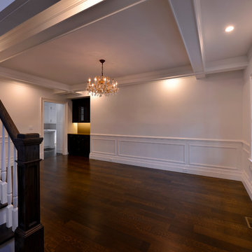 Transitional brick house