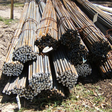 Foundation rebar.