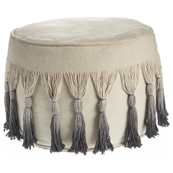Sophisticated Ombre Pouf
