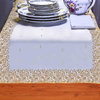 White Gold - Hand Crafted Table Runner (India) - 18 X 108 Inches