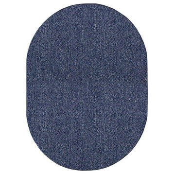 Furnish My Place Modern Indoor/Outdoor Violet 3' x 42' Oval Made In Usa