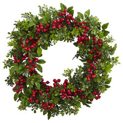Traditional Wreaths And Garlands by Nearly Natural, Inc.