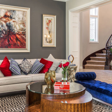 Transitional Living Room