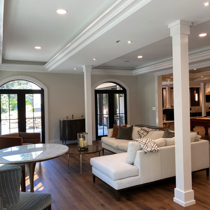 75 Coffered Ceiling Basement Ideas You'll Love - March, 2026 | Houzz