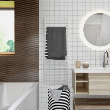 Nội thất căn hộ Penthouse phong cách Scandinavian
