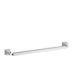 Kallista Chrome Original by Barbara Barry Towel Bar, 24" - Towel Bars And Hooks