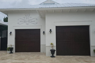 Inspiration for a traditional garage in Miami.