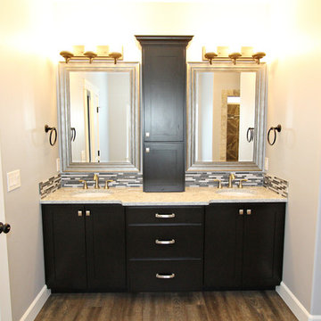 Textured Melamine Kitchen and Bathroom Cabinets, Kimberly ID