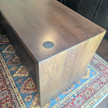 Custom Cherry Executive Desk | Solid Hardwood Home Office Desk