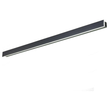 Black Outdoor Waterproof Antirust Aluminum Long LED Wall Lamp For Villa porch, L23.6"