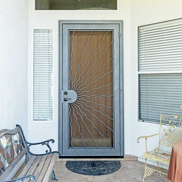 Sunray Handbent Iron Security Door