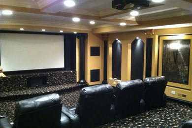 Example of a home theater design in Cleveland