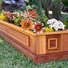Redwood Planter Boxes