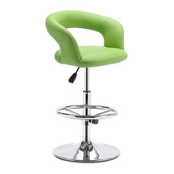 Flute Adjustable Barstool By Zuo Modern - Bar Stools And Counter Stools