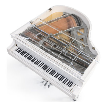 Acrylic Baby Grand Piano