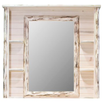 Montana Collection Deluxe Dresser Mirror, Ready to Finish