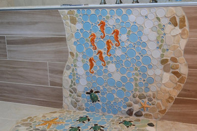 Seaside Master Bath Mosaic