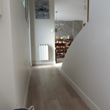 réorganisation du rez-de-chaussée d'une habitation
