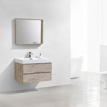 Bliss Wall Mount Modern Bathroom Vanity