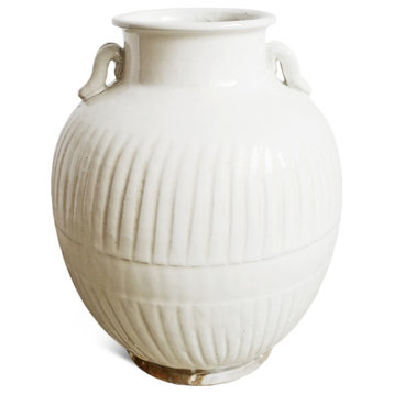 White Ceramic Milk Jug Pottery