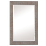Yosemite Home Decor - Mirror, Wood Frame Shallow Brown Texture - This mirror presented by Yosemite Home Decor is both beautiful and useful. The glistening glass is bordered with a wood frame that makes it lovely and distinguished. Take home this wall adornment and enjoy it with your friends and family today.