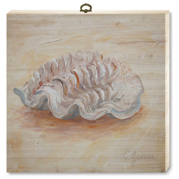 "Sea Shell #1" Cutting Board, 12"x12"