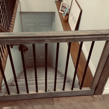 Baby Gate - Final - Stain matched with the clients flooring