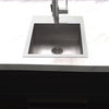 ZLINE Topmount Single Bowl Bar Kitchen Sink in Stainless Steel (STS-15)