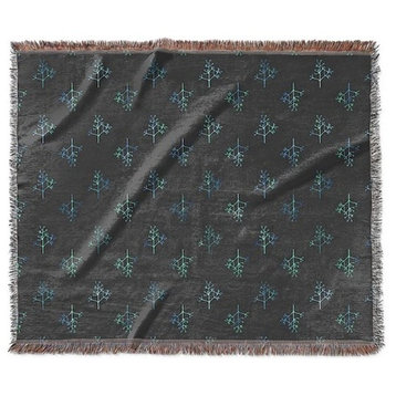 "Twigs" Woven Blanket 60"x50"