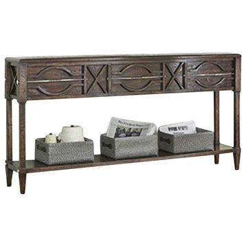 Ambella Home Collection Spindle Console, Walnut