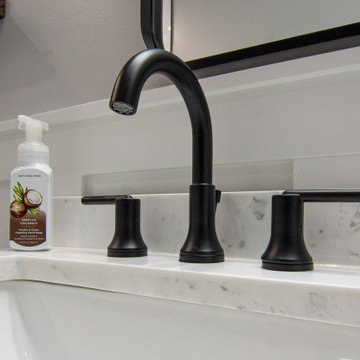 Traditional Style Master Bath With Walk-In Shower & Stand Alone Tub