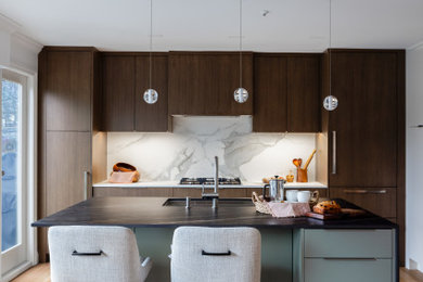 Example of a trendy kitchen design in Other