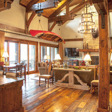 National Park Styled Lakefront Lodge