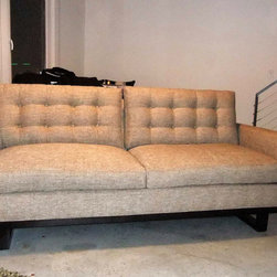 Holland down and sleigh legs - Sofas
