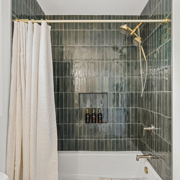 Green Tile Bathroom | Augusta Rd Greenville