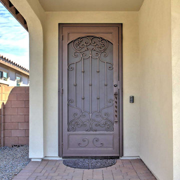Mediterranean Iron Security Door
