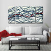 Ready2HangArt 3-piece 'Scarlett Ribbon' by Normanyatt Jr. Art