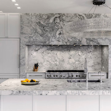 Superlative Marble Kitchen