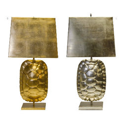 Worlds Away turtle shell lamps, Lighting - Table Lamps
