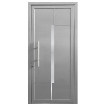 Orion Aluminum Series Entry Door, 48" x 96", Black