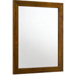 Meridian Furniture - Reed Mirror, Brown Antique Coffee Wood Finish - Create a distinctly contemporary vibe in your bedroom sanctuary with this Reed mirror from the Reed Wood collection. This handsome mirror offers a touch of traditional flair with its antique coffee finish and inlaid wood design. Guests will admire this mirror's chic, sophisticated and minimalist design, whether you choose to hang it above your bed or in some other strategic spot in your bedroom.