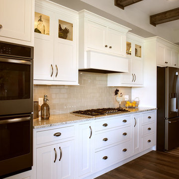 Door style: Pendleton 275 Inset | Species: Paint grade | Finish: White