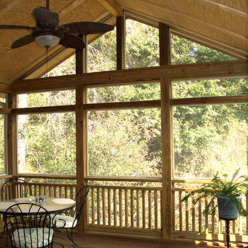 Inviting Deck With Screened Porch