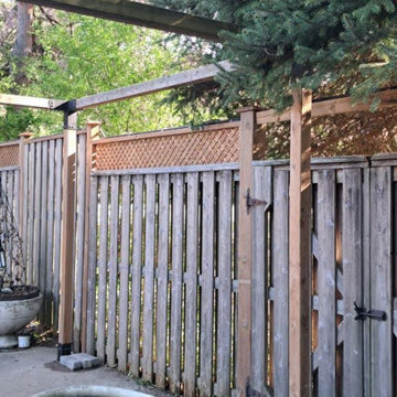 Wood Fence Post Repair & Reinforcement