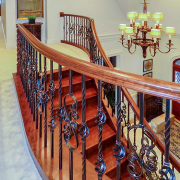 Project #15 | American Cherry & Wrought Iron Staircase
