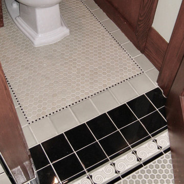 1920's Revival Water Closet Floor Design