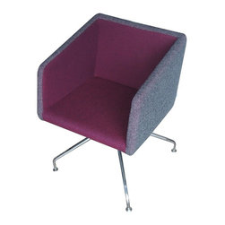 Box Swivel Armchair by B&T - Dining Chairs