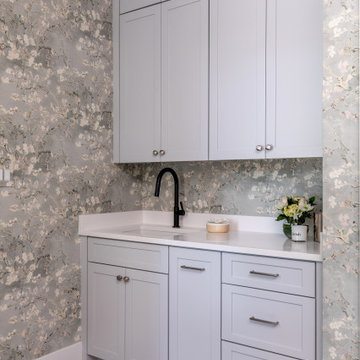 Raleigh NC Interior Design — Transitional Open-Concept Living with Bold Accents