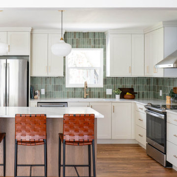 Woven counter-height stools