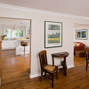 Kitchen and First Floor Renovations to a 1960's Split Level Ranch.